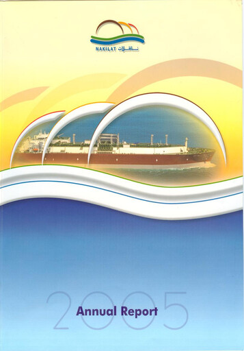 Thumbnail Qatar Gas Transport Company Annual Report 2005