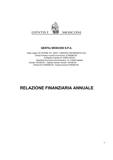 Thumbnail Gentili Mosconi Annual Report 2024