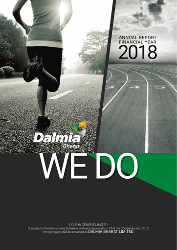 Thumbnail Dalmia Bharat Annual Report 2018