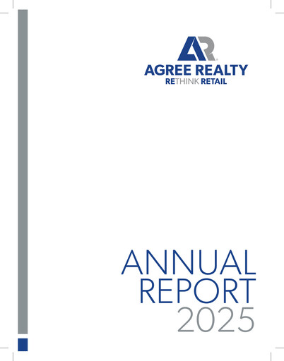 Thumbnail Agree Realty
 Annual Report 2025