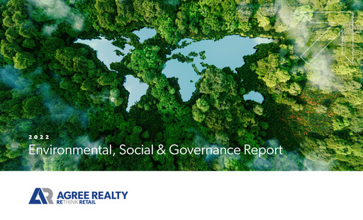Thumbnail Agree Realty
 ESG Report 2022