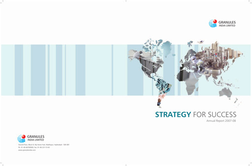 Thumbnail Granules India Annual Report 2007-2008