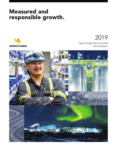 Thumbnail Agnico Eagle Mines Annual Report 2019