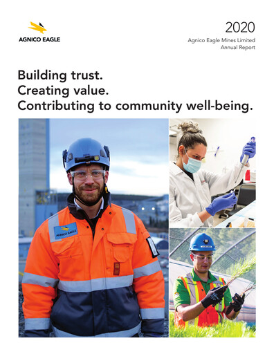 Thumbnail Agnico Eagle Mines Annual Report 2020
