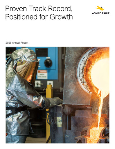 Thumbnail Agnico Eagle Mines Annual Report 2025