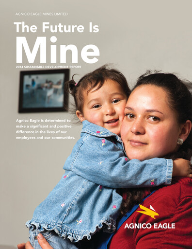 Thumbnail Agnico Eagle Mines Sustainability Report 2014