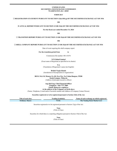 Thumbnail VCI Global Annual Report 2024