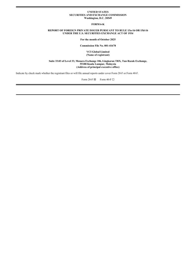 Thumbnail VCI Global Half-year Report 2025-h1