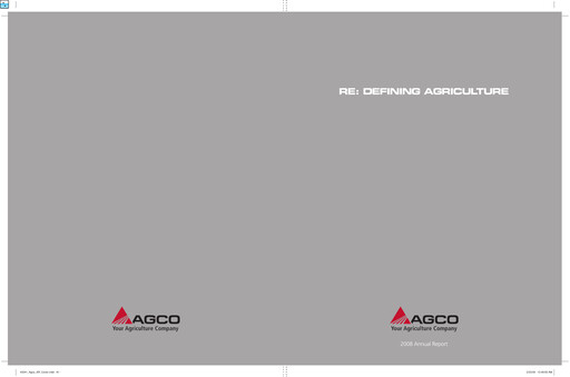 Thumbnail AGCO Annual Report 2008