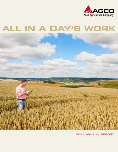 Thumbnail AGCO Annual Report 2014