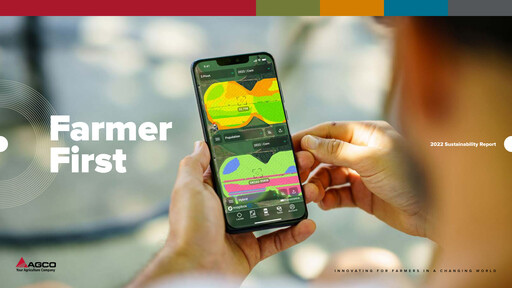 Thumbnail AGCO Sustainability Report 2022