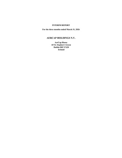 Thumbnail AerCap Quarterly Report 2026-q1
