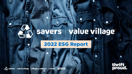 Miniature Savers Value Village Rapport ESG 2022