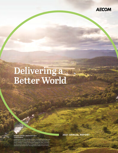 Thumbnail AECOM Annual Report 2021