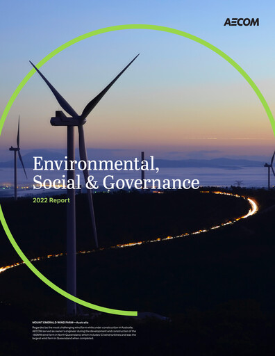 Thumbnail AECOM ESG Report 2022