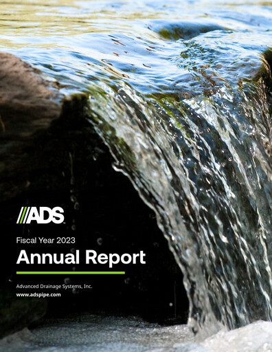 Thumbnail Advanced Drainage Systems
 Annual Report 2023