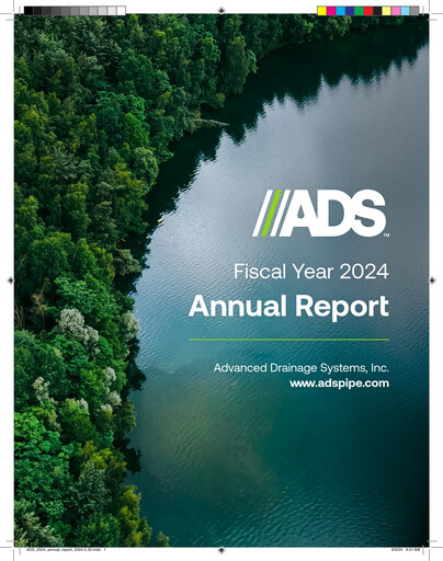 Thumbnail Advanced Drainage Systems
 Annual Report 2024