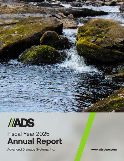 Thumbnail Advanced Drainage Systems
 Annual Report 2025