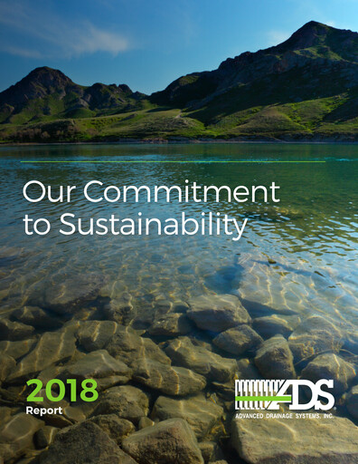 Thumbnail Advanced Drainage Systems
 Sustainability Report 2018