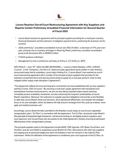 Thumbnail Lavoro Quarterly Report 2025-q2