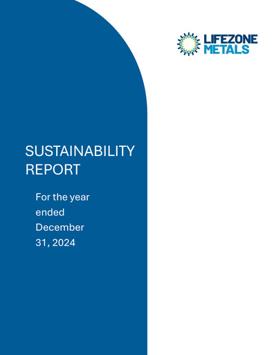Miniature Lifezone Metals Rapport de durabilité 2024