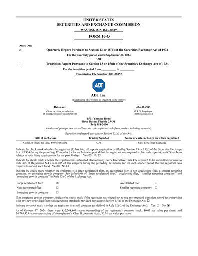Thumbnail ADT Quarterly Report 2024-q3