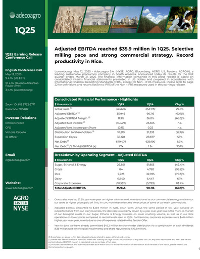 Thumbnail Adecoagro Quarterly Report 2025-q1