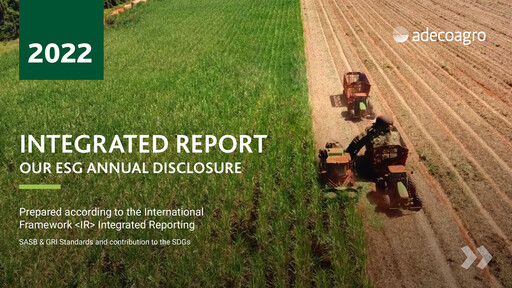 Miniature Adecoagro Rapport de durabilité 2022