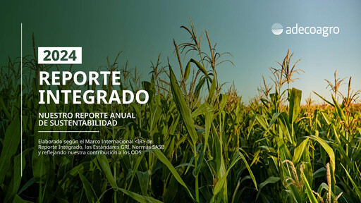 Thumbnail Adecoagro Sustainability Report 2024