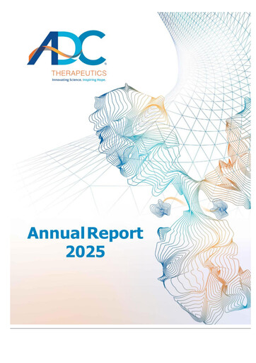 Thumbnail ADC Therapeutics Annual Report 2025