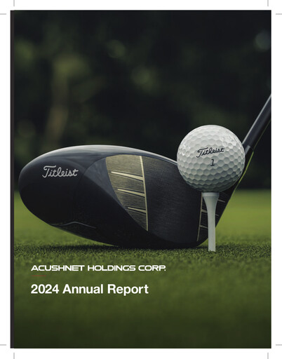 Thumbnail Acushnet Holdings
 Annual Report 2024