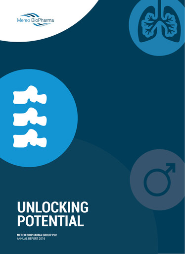 Thumbnail Mereo BioPharma Group Annual Report 2016