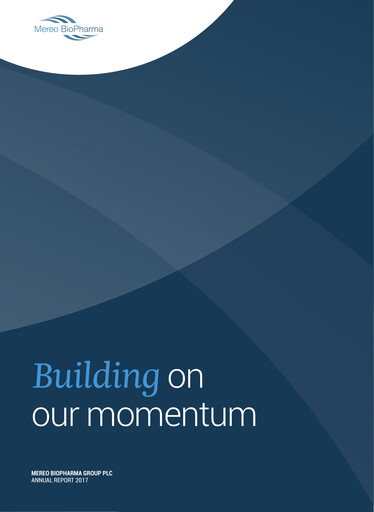 Thumbnail Mereo BioPharma Group Annual Report 2017