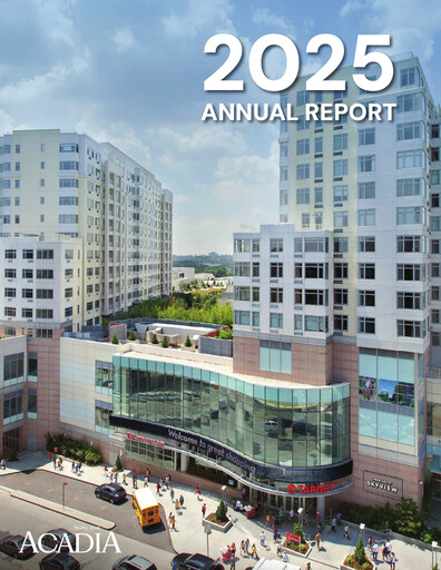 Thumbnail Acadia Realty Trust
 Annual Report 2025