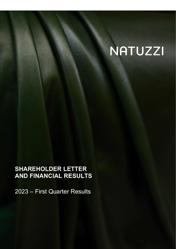 Thumbnail Natuzzi Quarterly Report 2023-q1