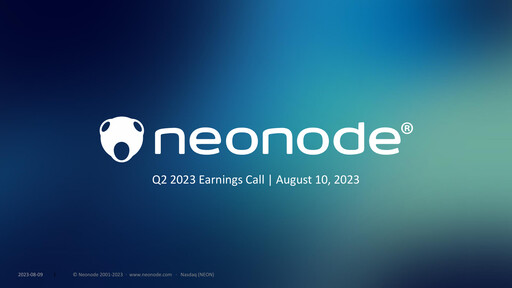 Thumbnail Neonode Quarterly Report 2023-q2