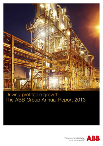 Thumbnail ABB Rapport annuel 2013