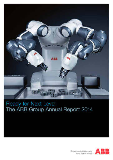 Thumbnail ABB Rapport annuel 2014