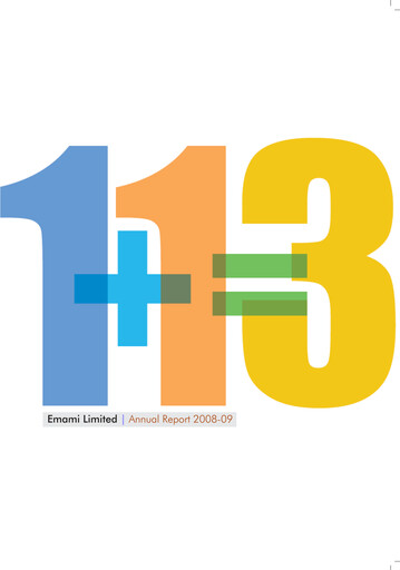 Thumbnail Emami Annual Report 2008-2009