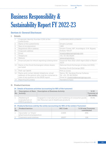 Thumbnail Emami ESG Report 2022-2023