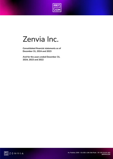 Miniature Zenvia Bilan financier 2024