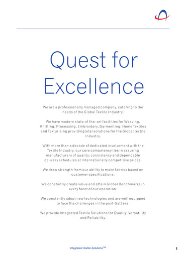 Vorschaubild Alok Industries Jahresbericht 2002-2003