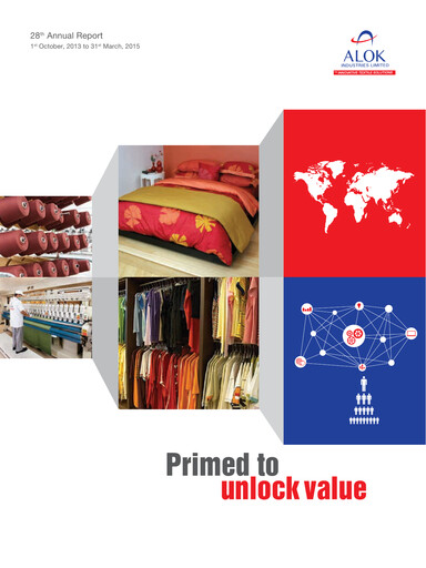 Thumbnail Alok Industries Annual Report 2013-2015