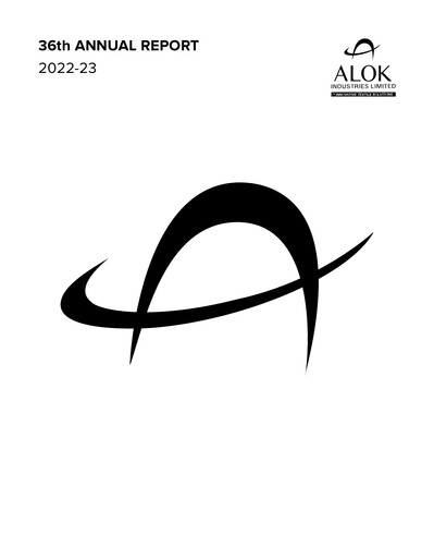 Thumbnail Alok Industries Annual Report 2022-2023