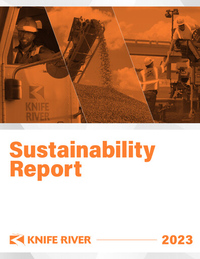 Thumbnail Knife River Corporation Sustainability Report 2023