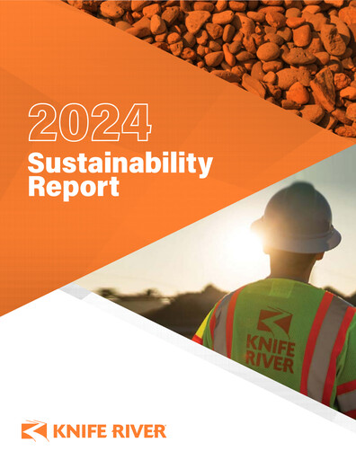 Thumbnail Knife River Corporation Sustainability Report 2024