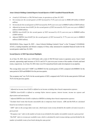 Thumbnail Atour Lifestyle Quarterly Report 2025-q2