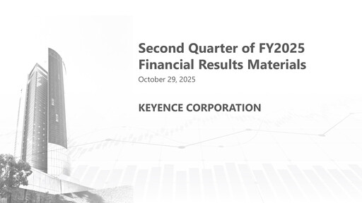 Thumbnail Keyence Quarterly Report 2025-q2
