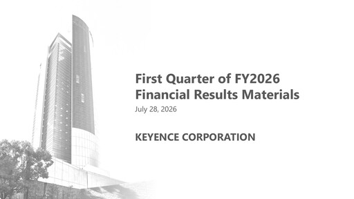 Thumbnail Keyence Quarterly Report 2026-q1