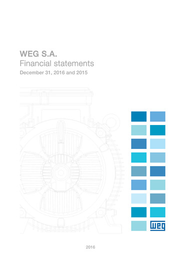 Thumbnail WEG ON Financial Statement 2016